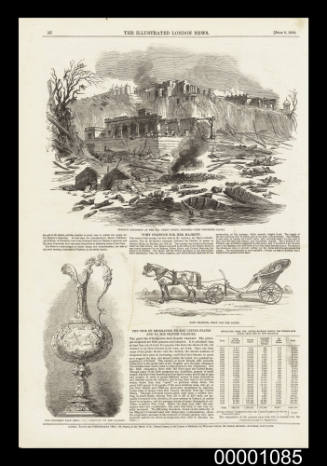 Four pages from the Illustrated London News 6 July 1850