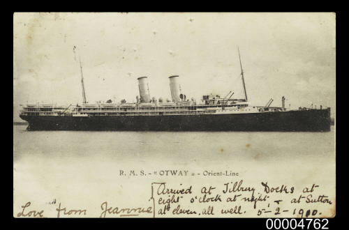 RMS OTWAY Orient Line