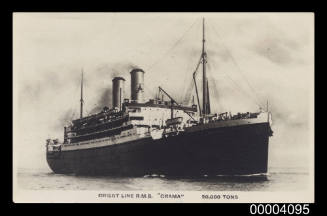 Orient Line RMS ORAMA  20,000 Tons
