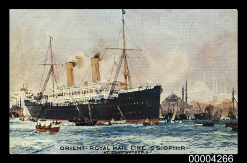 Orient - Royal Mail Line SS OPHIR at Constantinople