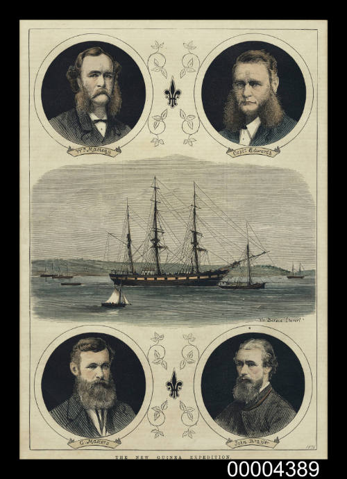 The New Guinea Expedition: The Barque CHEVERT: William John Macleay, Captain Edwards, George Masters and John Brazier