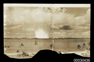 Bikini Atoll atomic bomb blast, August 1946