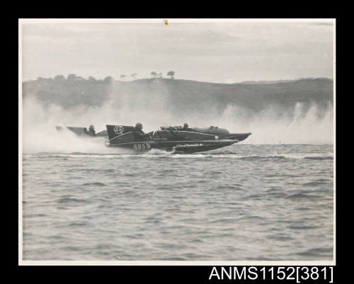 Hydroplanes INTRUDER 5859 and two other