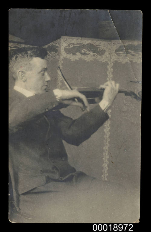 Reginald Foley Westwood playing the violin