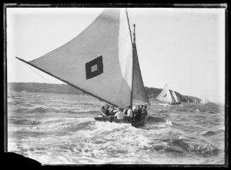 18-footer DONNELLY on Sydney Harbour, inscribed 1365