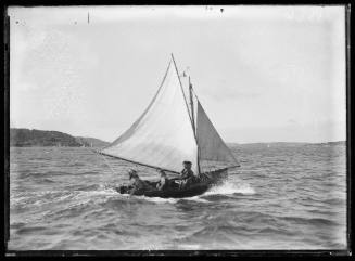 6-foot skiff on Sydney Harbour, inscribed 1366