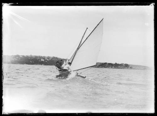 Possible 12-foot skiff on Sydney Harbour, inscribed 1425