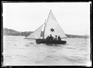 Possible 12 or 14' foot skiff on Sydney Harbour, inscribed 1431