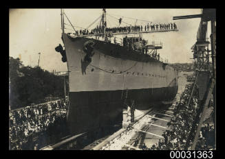 HMAS BRISBANE Launching 30 September 1915