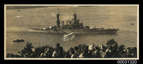 USS CALIFORNIA in Sydney Harbour