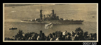 USS CALIFORNIA in Sydney Harbour