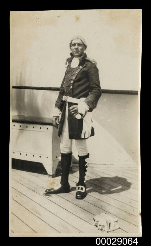 First prize winner at the HMAS AUSTRALIA's fancy dress ball held at sea 21 September 1931