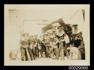 HMAS WARREGO - forward gun crew