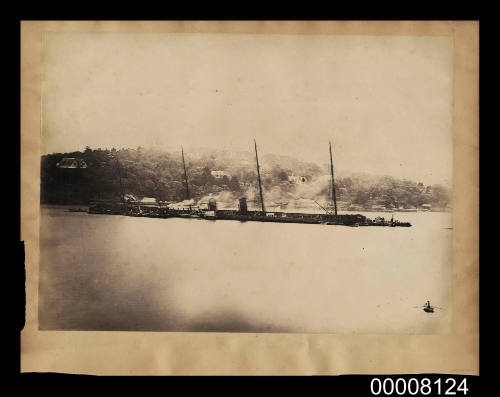 SS AUSTRAL being refloated in Sydney Harbour