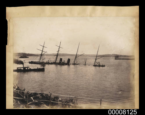 SS AUSTRAL sunk in Sydney Harbour