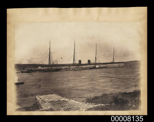 SS AUSTRAL being refloated in Sydney Harbour