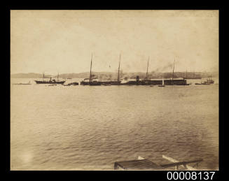 SS AUSTRAL being refloated in Sydney Harbour