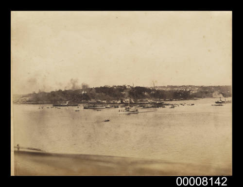 SS AUSTRAL being refloated in Sydney Harbour