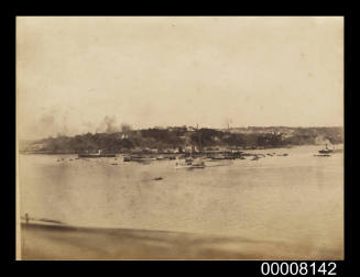 SS AUSTRAL being refloated in Sydney Harbour