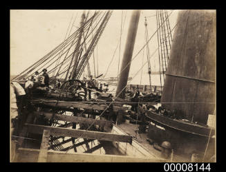 SS AUSTRAL being refloated in Sydney Harbour