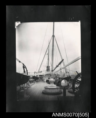 Deck of a P&O steamship