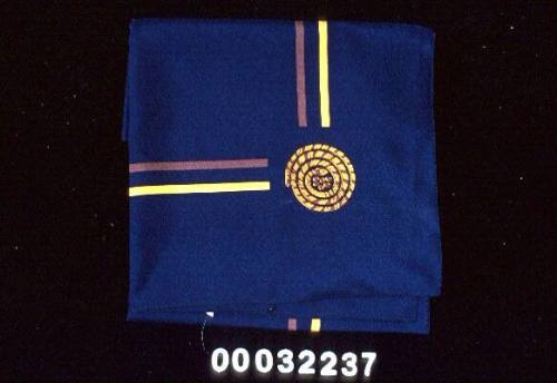 Scarf bearing design including the Pacific Australia Direct line logo