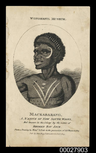 Mackabarang a native of New South Wales, and known in the Colony by the name of Broken Bay Jack