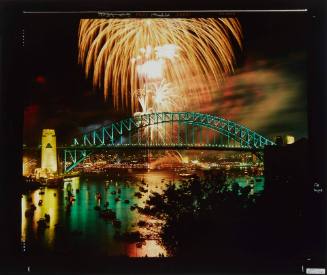 Bicentennical fireworks, Australia Day