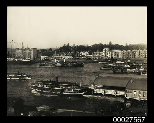 View from top of the fire station, Circular Quay, Sydney