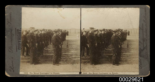 The Naval Contingent on Parade