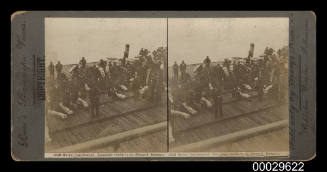 Naval Contingent. Luggage ready to go aboard SALAMIS