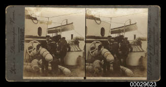 Naval Contingent. Sailors looking after their Luggages.