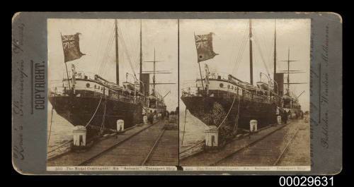 Naval Contingent. SS SALAMIS transport ship