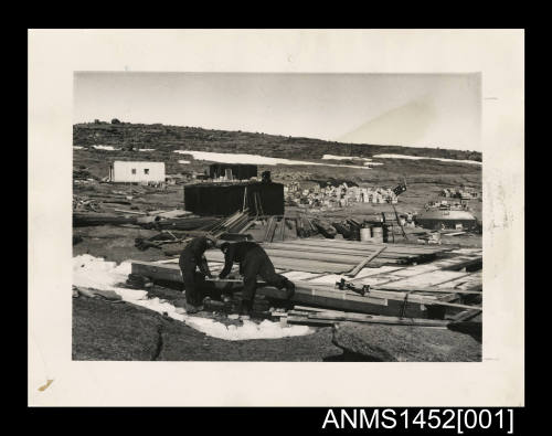 Mawson research station on the Antarctic mainland