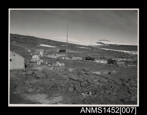 View of the station at Mawson base