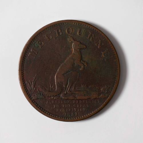 WJ Taylor medalist to the Great Exhibition, Melbourne 1851