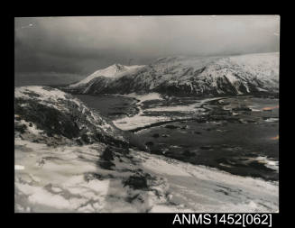 View of the Isthmus at Macquarie Island near the weather station