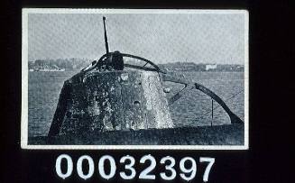 Conning tower of Japanese midget submarine
