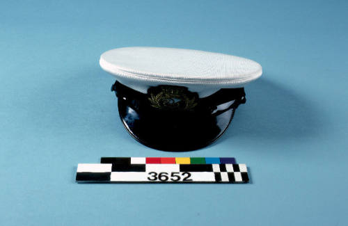 Dress uniform cap : Assistant Purser Adrian Gower, P&O Line