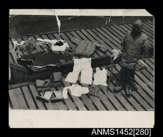 Clothing worn in Antarctic by one man at one time