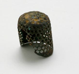 Thimble from the DUNBAR wreck site