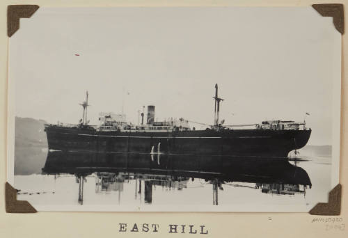 Photograph of  EAST HILL depicting port side of cargo ship