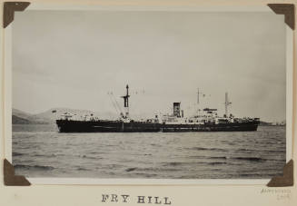 Photograph of  FRY HILL depicting starboard side of cargo ship