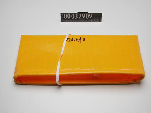 PLASTIC ENVELOPE FROM A SIX PERSON LIFE RAFT EMERGENCY PACK