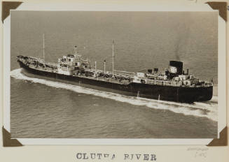 Photograph of  CLUTHA RIVER depicting stern and port side of tanker