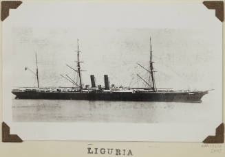 Photograph of  LIGURIA depicting starboard side of cargo ship