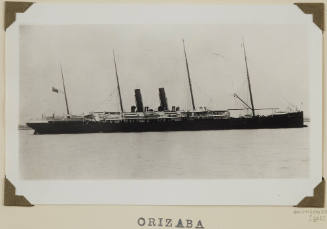 Photograph of  ORIZABA depicting starboard side of cargo/passenger ship