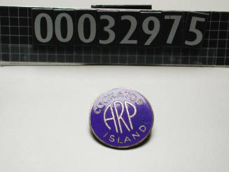 Air raid protection warden's badge