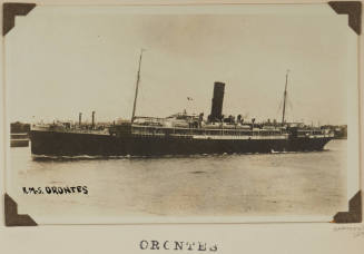 Photograph of the Orient Line passenger liner ORONTES