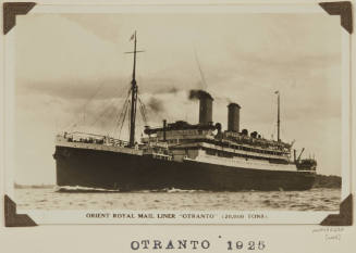 Orient Royal Mail Liner OTRANTO (20,000 Tons) : OTRANTO 1925